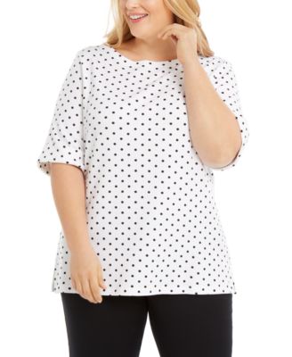 macys plus size tops karen scott