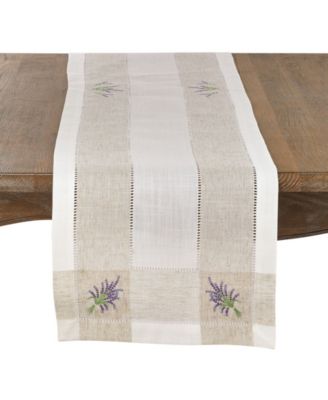 Бегунок для вышивания лавандовым стежком Saro Lifestyle Lavender