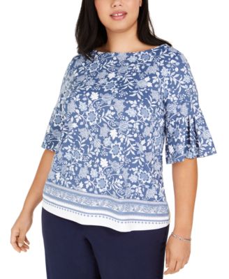 plus size macys tops