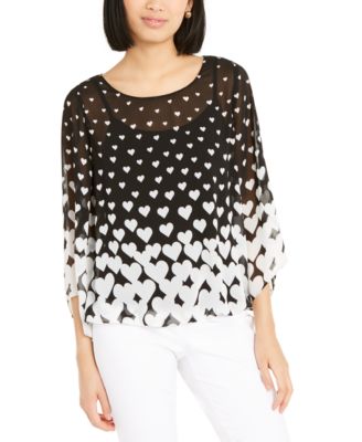 macy's alfani ladies tops