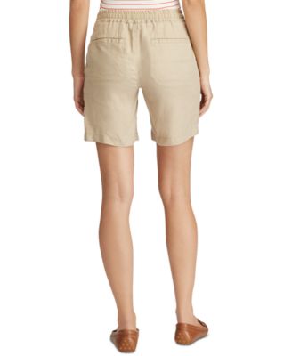 macys linen shorts