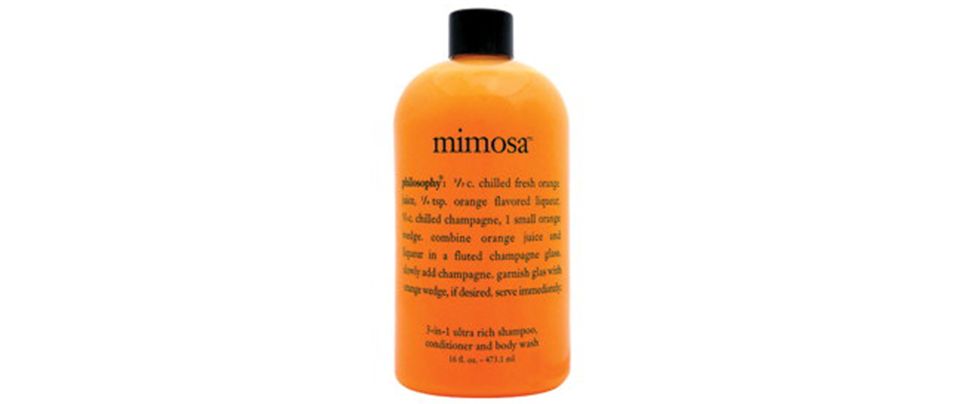 philosophy mimosa ultra rich 3 in 1 shampoo, shower gel and bubble