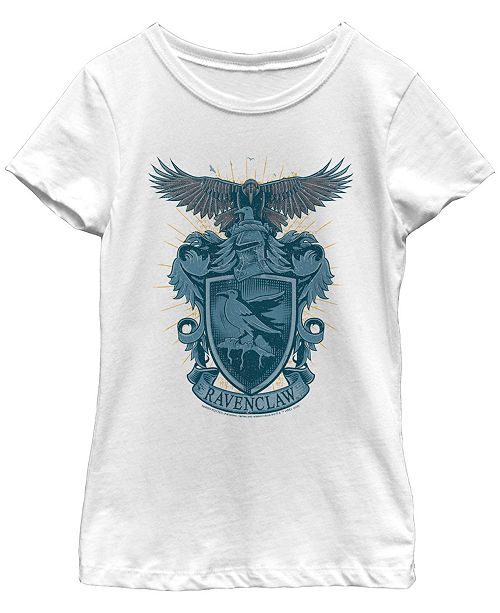 Fifth Sun Harry Potter Big Girl S The Deathly Hallows Ravenclaw Crest Short Sleeve T Shirt Reviews Shirts Tops Kids Macy S