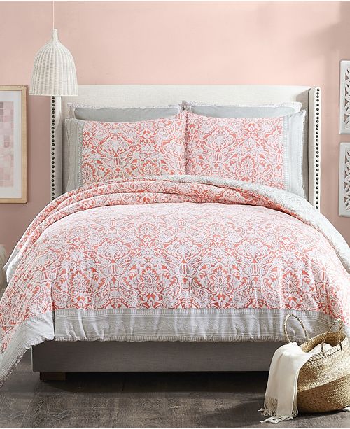 Jessica Simpson Coral Gables 3 Piece Full Queen Comforter Set Reviews Comforters Fashion Bed Bath Macy S