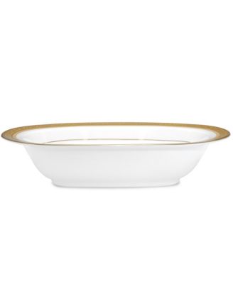 Овальная миска для овощей Noritake Summit Gold, 10,50 дюйма, 24 унции.