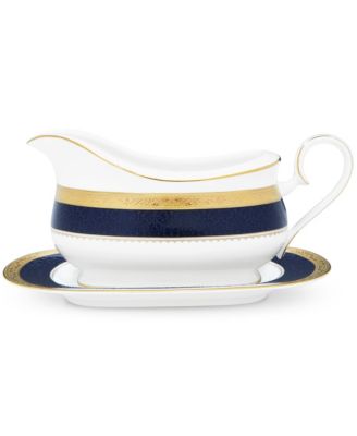 Подливка Noritake Odessa Cobalt Gold на подносе (2 шт), 21,50 унций.