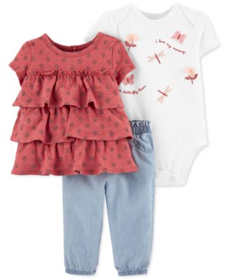 baby girl chambray shirt
