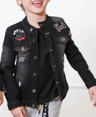 black jean jacket for toddlers