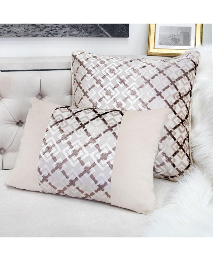 Homey Cozy Audrey Rectangle Decorative Throw Pillow & Reviews
