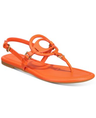 coach leather sandals