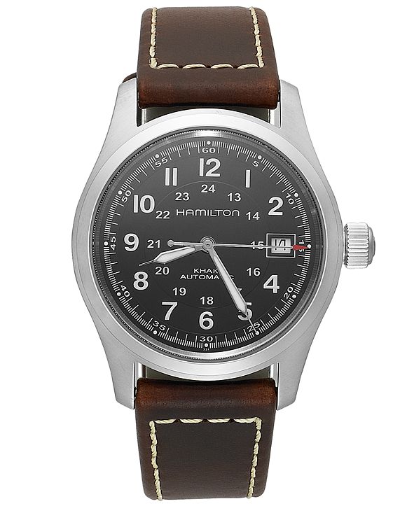 hamilton khaki field automatic men's watch h70455533