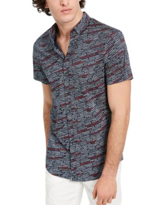 macys mens button down short sleeve shirts