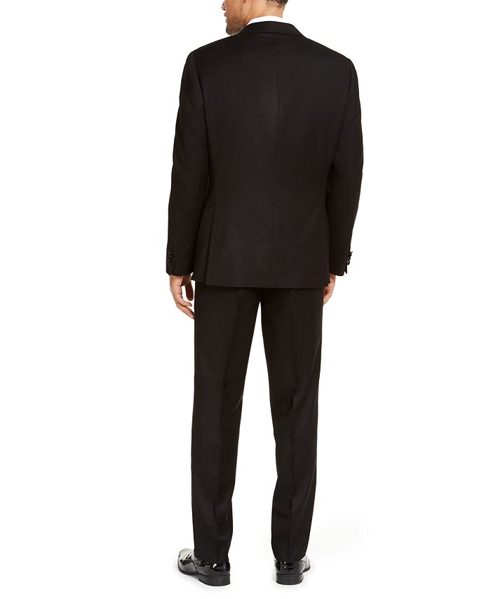 Alfani Men's Classic-Fit Stretch Black Tuxedo Separates, Created for ...