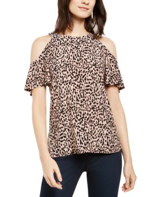 macys cold shoulder blouses