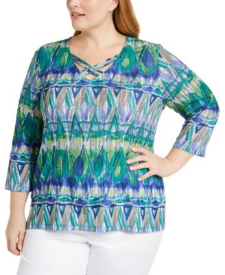 macys alfred dunner tops