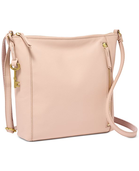 fossil women's tara leather shopper