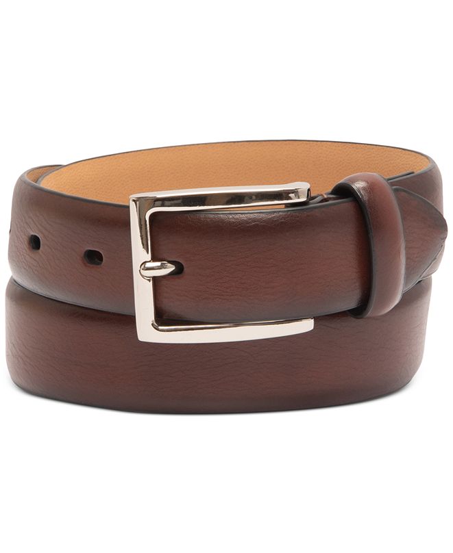 Club Room Men's Burnished Belt, Created for Macy's & Reviews - All ...