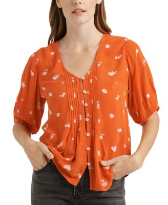 macys lucky brand womens tops