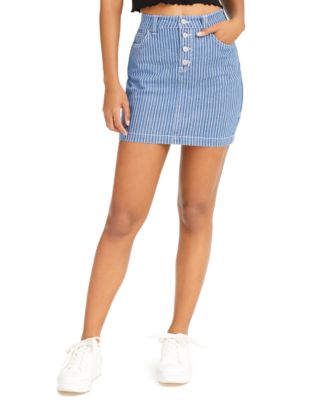 macy's jeans skirt