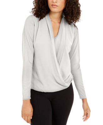 macy's surplice top