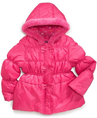 Pink Platinum Kids Jacket, Little Girls or Toddler Girls Puffer Coat ...