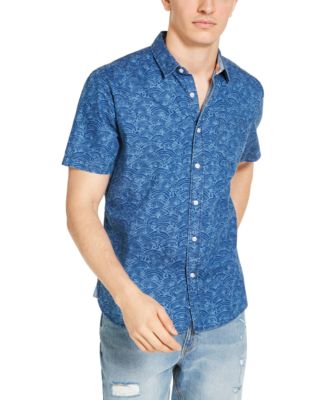 macy's denim shirt