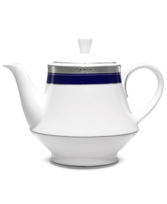 Чайник Noritake Crestwood Cobalt Platinum, 38 унций.