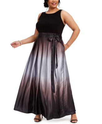 a line gown plus size