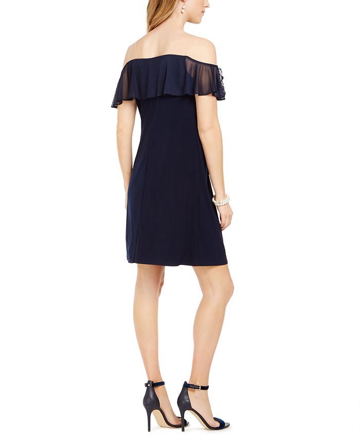 MSK Embellished OffTheShoulder Dress & Reviews Dresses Women Macy's