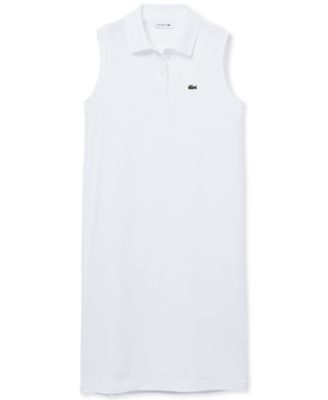 white polo shirt dress