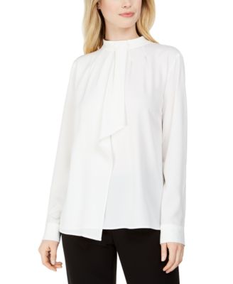 macy's calvin klein petite tops