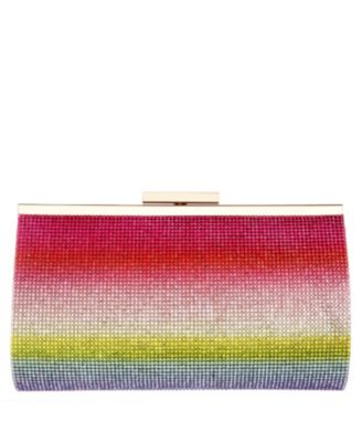 nina rainbow clutch