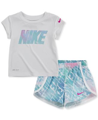 Nike Baby Girls 2-Pc. Dri-FIT T-Shirt 