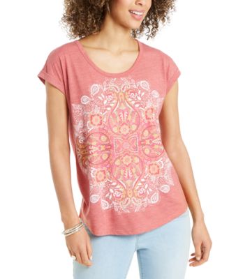 macy's style and co petite tops