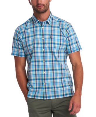 mens barbour short sleeve shirts