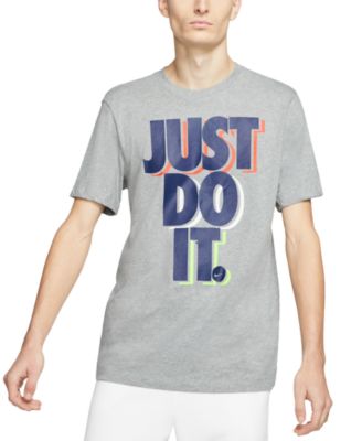 nike just do it t shirt grey