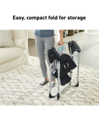 graco slim spaces swing review
