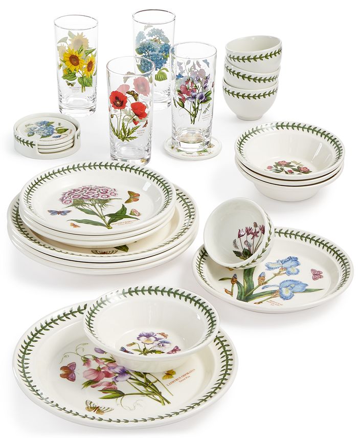 Portmeirion Botanic Garden 25Pc. Dinnerware Set, Service for 4