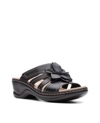 macys leather sandals