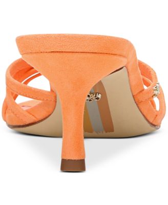 sam edelman orange heels
