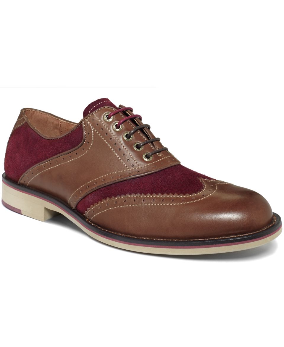 Johnston & Murphy Ellington Wing Tip Lace Up Shoes   Shoes   Men