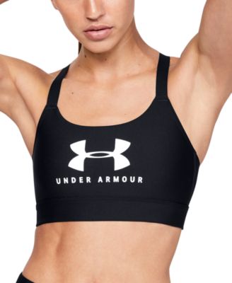 under armour mid impact bra womens