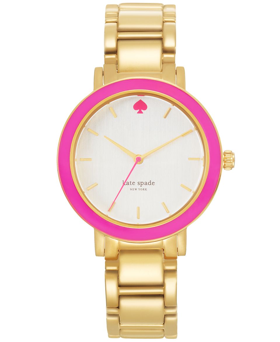 kate spade new york Womens Gramercy Gold Tone Bracelet Watch 34mm 1YRU0389   Watches   Jewelry & Watches