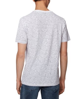 hugo boss mens white t shirt