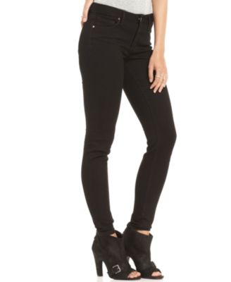 macy's black skinny jeans