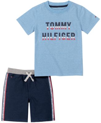 tommy hilfiger shorts and t shirt set