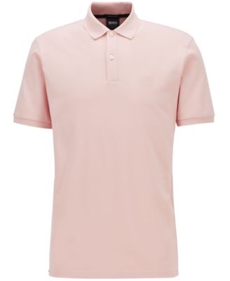 boss pink polo shirt