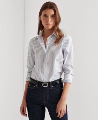 macys ralph lauren blouses