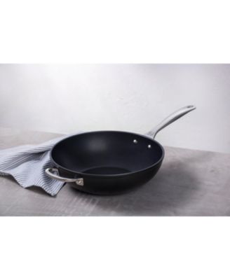 12-дюймовая сковорода для жарки Le Creuset из твердого анодированного алюминия с антипригарным покрытием
