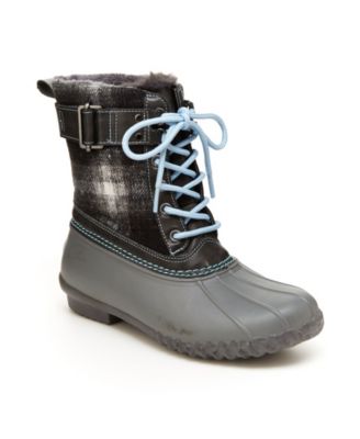 women's lace up duck boots